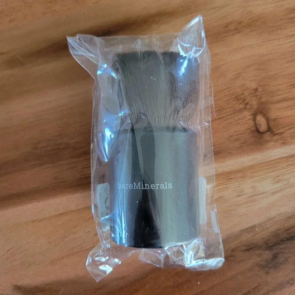 bareMinerals Body Buffing Brush Black Synthetic Bristle New